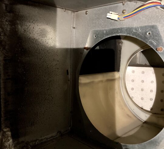 全熱交換器ファンモーター交換